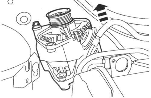 Снятие и установка генератора Ford Focus
