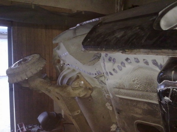 ремонт днища ВАЗ 2108