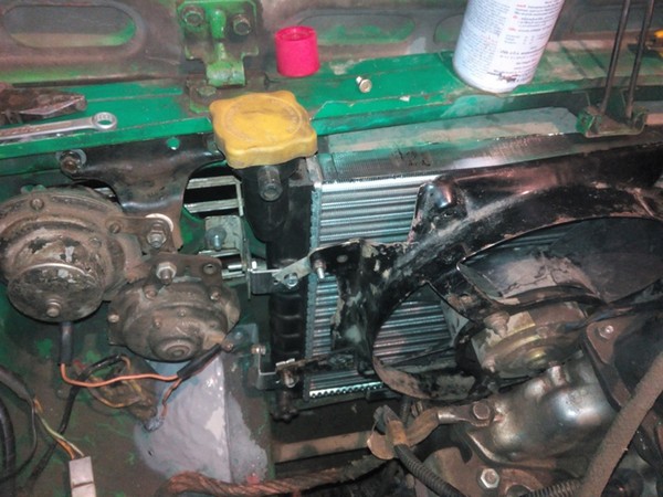 Радиатор охлаждения с ваз 21073 в ваз 2101 