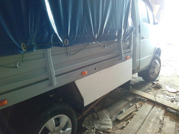 Изготовление и установка бокового обвеса Газ Газель