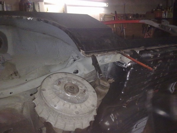 замена правого заднего лонжерона ВАЗ 2108