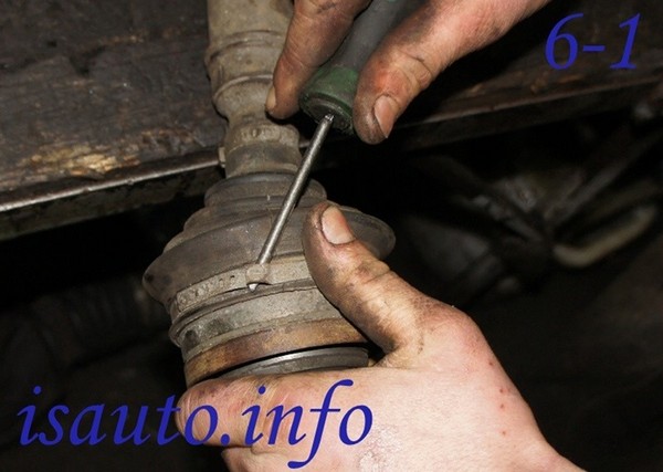 Замена пыльника гранаты (ШРУСа) в Ладе Калина