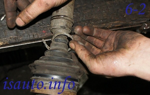 Замена пыльника гранаты (ШРУСа) в Ладе Калина