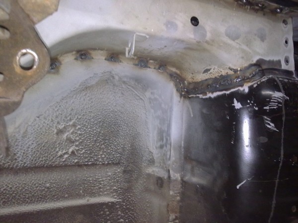 замена правого заднего лонжерона ВАЗ 2108