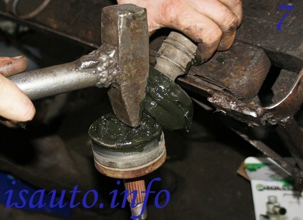 Замена пыльника гранаты (ШРУСа) в Ладе Калина