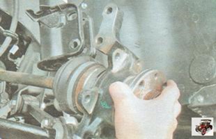 Замена подшипника ступицы переднего колеса на автомобиле Лада Гранта