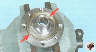 Замена подшипника ступицы переднего колеса на автомобиле Лада Гранта