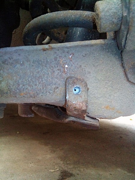 Крепление амортизатора, при сломанной шпильке рычага Ваз 2101-2107