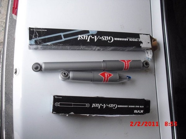 Амортизаторы KYB (Kayaba) отзыв от установки и эксплуатации