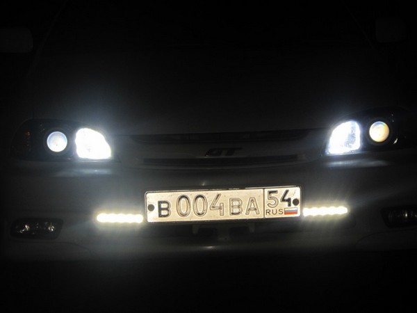 Установка евро-линз в фары Toyota Caldina