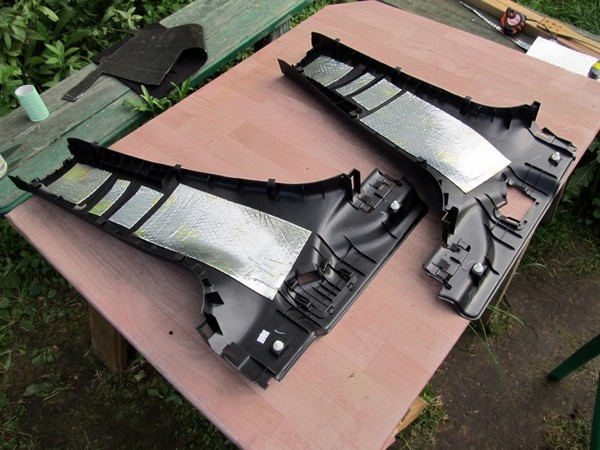 Шумоизоляция пола и крышы Honda Civic